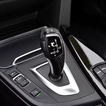 Накладка на ручку переключения передач автомобиля из углеродного волокна для 1/3/4/5/6/7 серий X1 X3 X4 X5 X6 Car Styling