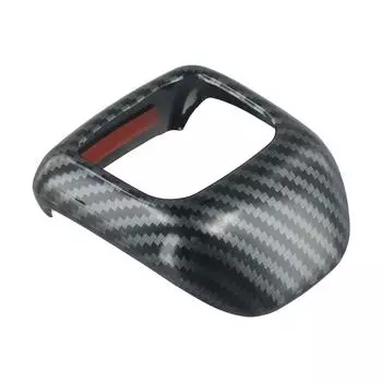 Накладка на ручку переключения передач из углеродного волокна для Nissan Pathfinder 2024-2024, рамка панели переключения передач, накладка на ручку переключения передач CHINA