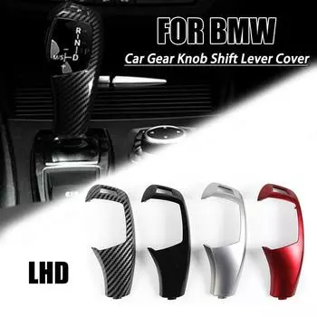 Накладка на ручку рычага переключения передач автомобиля, отделка из АБС-пластика, панель ручки переключения передач для BMW 5 серии X5 X6 E60 E70 E71 2008-2013 LHD, аксессуары для интерьера
