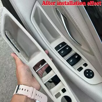Накладка на ручку внутренней двери для BMW 5 серии F10 F11 F18 520 523 525 528 530 чёрный
