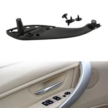 Накладка на ручку внутренней дверной панели, прямая замена профессиональной, простой установки в автомобильной промышленности Front Left Black