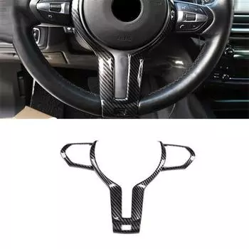 Накладка на руль автомобиля из углеродного волокна для BMW F22 F30 F32 F10 F15X5 M Sport