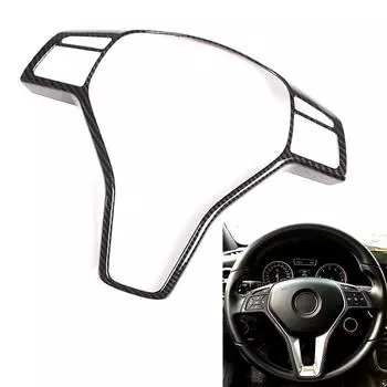 Накладка на руль из углеродного волокна для Benz Class ABC W204 W212