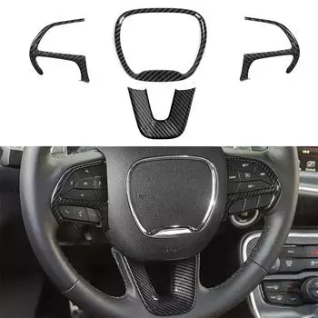 Накладка на руль под карбон для Dodge Challenger Durango 2015-20