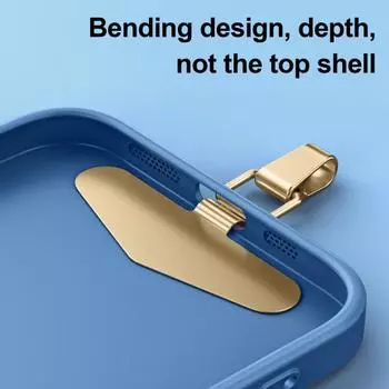 Накладка на телефонный шнур из нержавеющей стали, прочный зажим, накладки на шнурок для телефона Ellipse розового золота