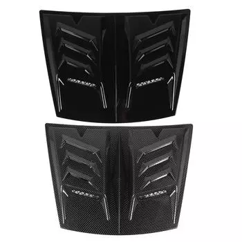 Накладка на вентиляционное отверстие капота улучшает охлаждение двигателя, снижает сопротивление ветру, устойчива к царапинам, универсальная, подходит для Glossy Black