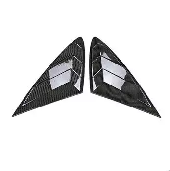 Накладка на вентиляционное отверстие заднего бокового стекла, Жалюзи, Углеволокно для hyundai sonata 2020-2023