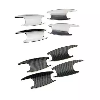 Накладка на внешнюю крышку дверной ручки из углеродного волокна для Mercedes Benz Class C Class W205 C200 C180 E Clase W213 E200 E300 GLC X253