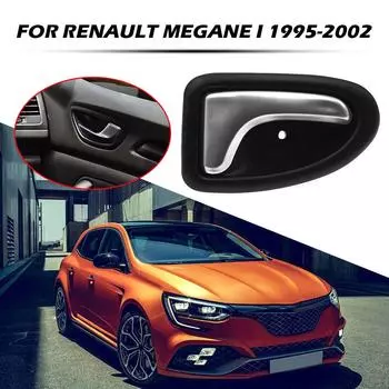 Накладка на внутреннюю дверную ручку автомобиля, хромированная внутренняя дверная ручка для Renault Scenic 1999-2003 Trafic 2001-2007