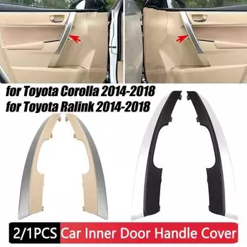 Накладка на внутреннюю ручку двери автомобиля слева и справа, накладка на внутреннюю ручку двери для Toyota Corolla 2014-2018 для Toyota Ralink 14-18