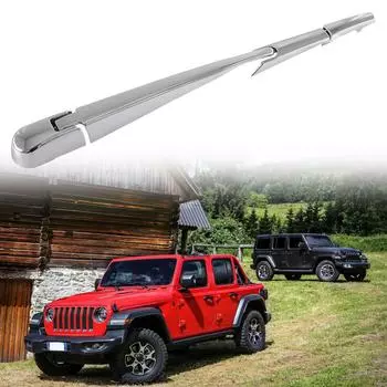 Накладка на заднее стекло Rain Windscreen для Jeep Wrangler JL 18+ Chrome CHINA