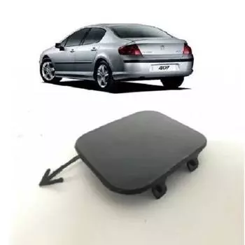 Накладка на задний бампер Peugeot 407 2008- 7414.FT