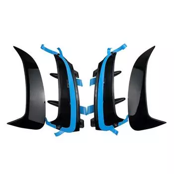 Накладка на задний бампер, спойлер, наклейки на крылья, канарды, плавники для Benz A Class W177, хэтчбек A180 A200 A220 A250 A35 2019+