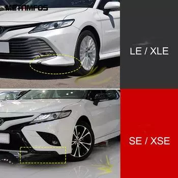 Накладка на заднюю противотуманную фару для Toyota Camry XV70 2017-2022 2023, хромированная защитная рамка для противотуманных фар, аксессуары для автомобиля SE XSE Version A