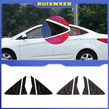 Накладка на жалюзи заднего окна, подходит для Hyundai Verna 2010--2016, аксессуары для шторок на вентиляционные отверстия