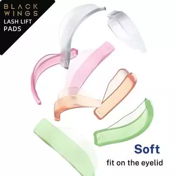 Накладки для подъема ресниц blackwings Силиконовые накладки для подъема ресниц Lashlift Набор инструментов для подъема ресниц