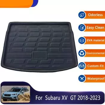 Накладки на багажник автомобиля для Subaru XV, аксессуары Crosstrek GT MK2 2018 ~ 2023 2022, коврик для задней части багажника, напольный лоток, накладка для багажника, авто