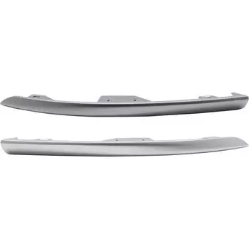 Накладки на бампер для Jeep Grand Cherokee 2017-2021 Передние Левая Правая Внешние Сатиновый хром