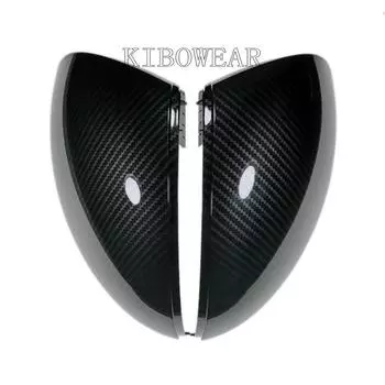 Накладки на боковые зеркала для VW Tiguan MK1 Sharan для Skoda Yeti (Карбоновый вид) 2009 2010 2011 2012 2013 2014 2015 no blind spot hole