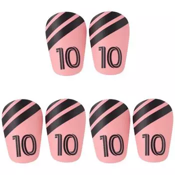 Накладки на голени для мини-футбола, легкая футбольная тренировочная доска с хвостовиком (Розовый Черный XS)