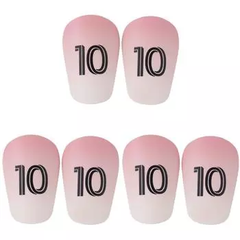 Накладки на голени для мини-футбола, легкая футбольная тренировочная доска с хвостовиком (Розовый Белый XS)