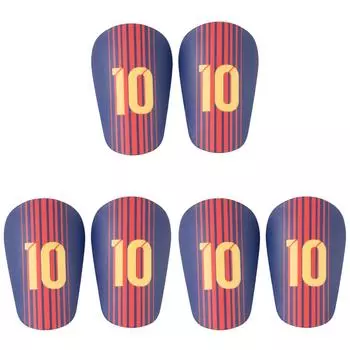 Накладки на голени для мини-футбола, легкая футбольная тренировочная доска с хвостовиком (Синий Красный XS)