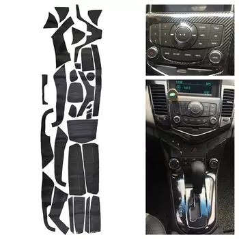 Накладки на интерьер под 5D карбон для Chevrolet Cruze 2009-2015