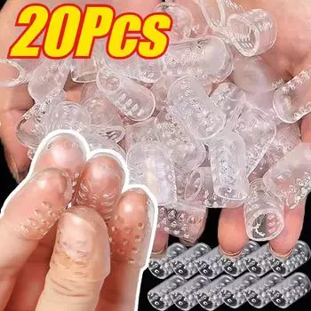 Накладки на пальцы ног Прозрачные накладки на пальцы ног Антифрикционные дышащие протекторы пальцев ног Эластичные накладки на пальцы ног Силиконовые защитные покрытия Уход за ногами S-5pcs