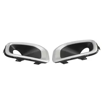 Накладки на противотуманные фары переднего бампера, серебристые, для Jeep Renegade 2015-2018