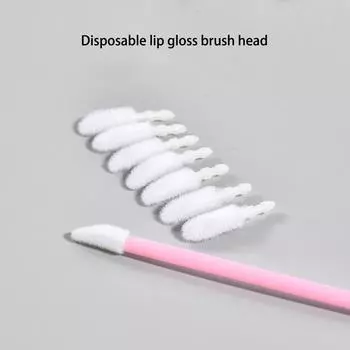 Накладная палочка для чистки ресниц, сменная головка для флокирования, портативная кисточка для помады и блеска, портативные косметические инструменты для красоты 10.5*8cm