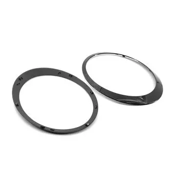 Накладное кольцо фары, 2 шт., замена для BMW R55 MINI Cooper 2008-2015 OEM 51137149905 51137149906 серебряный