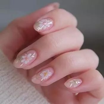 Накладной ноготь, съемный маленький свежий ноготь, короткая накладка на миндалевидный ноготь, 30 штук