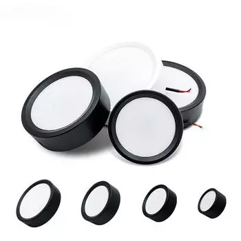 Накладной светодиодный потолочный светильник 9 Вт 12 Вт 15 Вт 18 Вт Панельный светильник для потолочных точечных светильников 220 В Потолочные светильники Освещение 9W 220V&Cool White