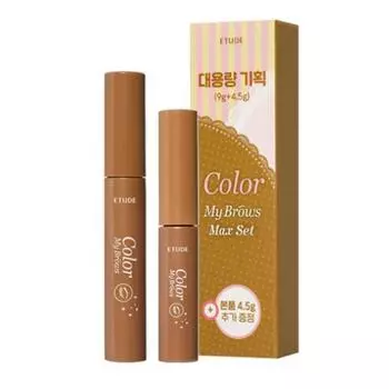 Накладные брови Etude Innocence, набор из 4,5 г + 9 г, большой емкости, нет. 2 светло-коричневых, 1 набор
