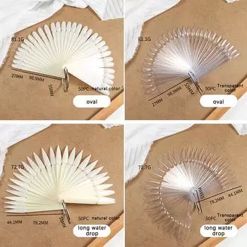 Накладные ногти Дисплей Цветовая карта Кронштейн Несколько стилей Палитра акрилового гель-лака Инструменты для практики маникюра