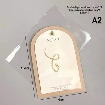 Накладные ногти дисплей карты с цепью мешок для пыли для пресса на ногтях ювелирные изделия дисплей свет роскошный реквизит для фотографий фоновая бумага