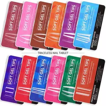 Накладные ногти с полным покрытием, матовые гелевые кончики, 440 ~ 550 шт./кор., дизайн ногтей, американский капсульный пресс на гроб, миндаль, овальный инструмент для накладных ногтей