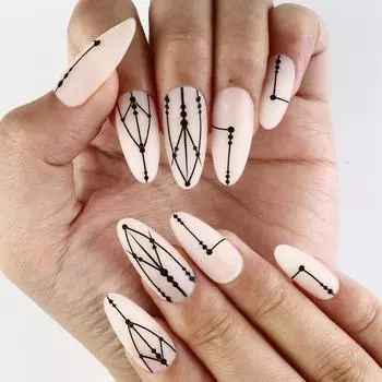 Накладные ногти в форме миндаля, глянцевые, накладные ногти, натуральные, полностью покрывающие накладные ногти, акриловые клеи для ногтей для женщин