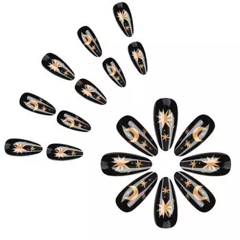 Накладные ногти в форме миндаля, глянцевые, накладные ногти, натуральные, полностью покрывающие накладные ногти, акриловые клеи для ногтей для женщин