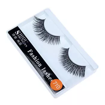 Накладные ресницы 3D Long Lasting Lashes Natural Eyelashes 1 пара One Size чёрный
