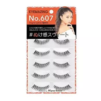 Накладные ресницы Glitter Innovation EYEMAZING 607 5 пар NO.