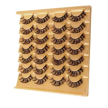 Накладные ресницы густые привитые тонкие DIY макияж инструмент Хэллоуин ресницы сегмент