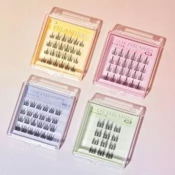 Накладные ресницы из искусственного волокна подсолнечника, не деформированные, накладные ресницы Trilogy, накладные ресницы