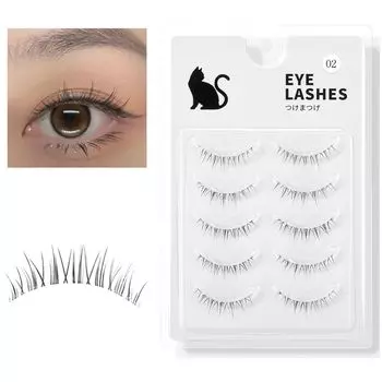 Накладные ресницы натуральные прозрачные стержни пучковые ресницы легко для начинающих легко наносить накладные ресницы легко наносить накладные ресницы натуральные ресницы