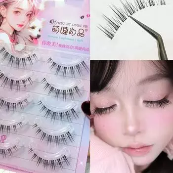 Накладные ресницы Пушистые накладные ресницы Густые густые завитые ресницы Инструмент для макияжа MS09