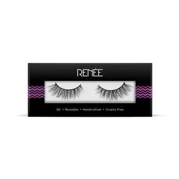 Накладные ресницы RENEE, длинные, натуральные, 3D, пепельно-огненные | Легкие, простые в использовании | Мягкие и удобные | 1 пара