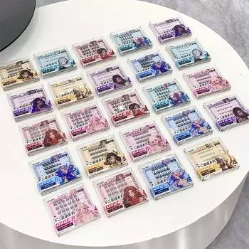 Накладные ресницы с клеем для наращивания ресниц The Zodiac False Eyelash Clusters Grafting Lashes Aquarius