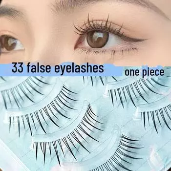 «Накладные ресницы Yue Jiao Niang Natural Airy Sunflower Fairy — A+V Thin Stem»