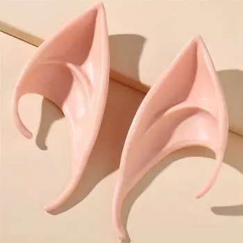 Накладные уши вампира, декоративные серьги с изображением эльфа для детей и взрослых, принадлежности для эльфа с длинными ушами