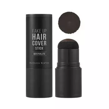 Накладные волосы McQueen New York Fake Up Hair Cover Stick 2,5 г, натуральный черный, 1 шт.